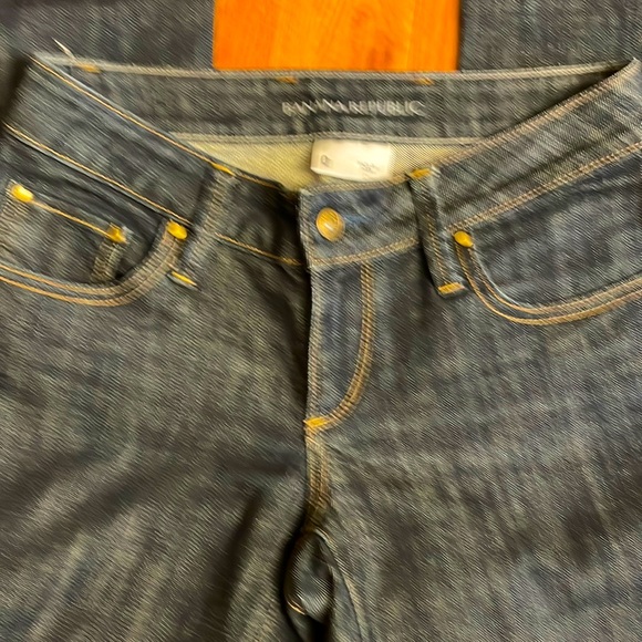 Banana Republic size zero straight cut blue jeans 30 inch inseam waist 31 inches - Picture 7 of 7